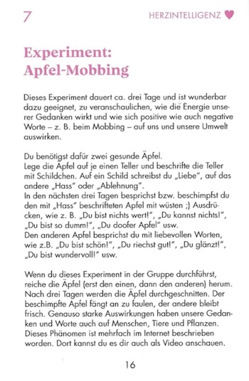 Experiment Apfel-Mobbing