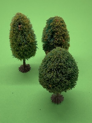 Modellbau-Bäume für die Kugelbahn