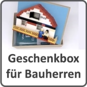 Geschenkbox für Bauhherren, Haus- und Immobilienkäufer