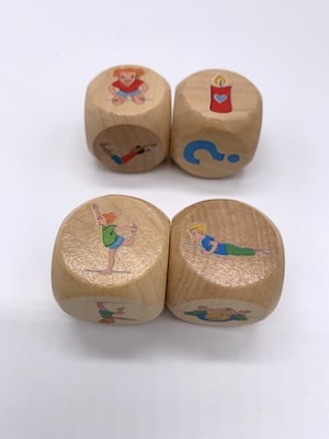 Kinderyoda-Würfel aus Holz