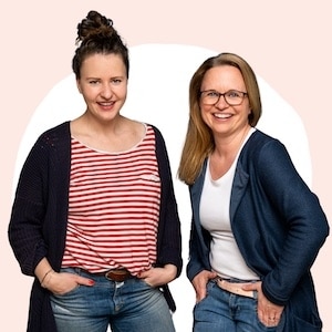Die beiden Autorinnen des Podcast Mamsterrad