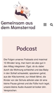 Podcast - gemeinsam aus dem Mamsterrad