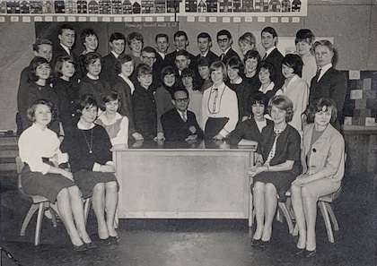 Mein Klassenfoto zum Schulabschluss 1963