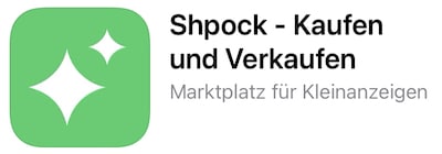 Shpock-App Kleinanzeigen