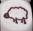 Würfel-Symbol Schaf