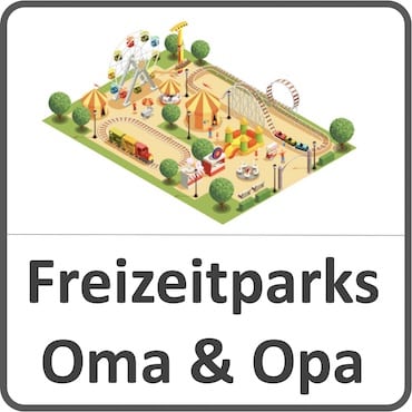 Freizeitpark mit Oma und Opa besuchen