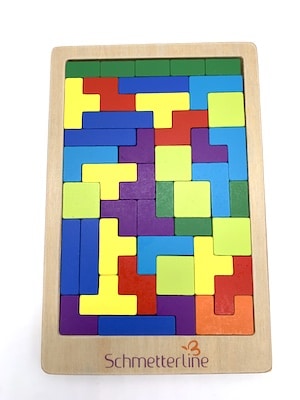 Lösung der Puzzle Aufgabe mit acht Farben