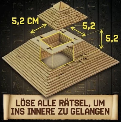 Pyramiden Puzzle als Rätselaufgabe