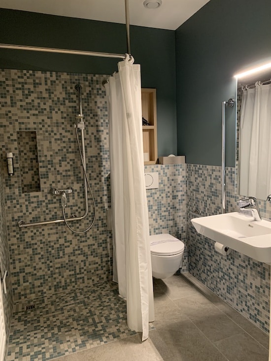 Das Badezimmer im Reka-Apartment in Lugano