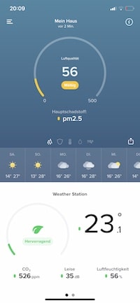 Wetterstation-App von Netatmo