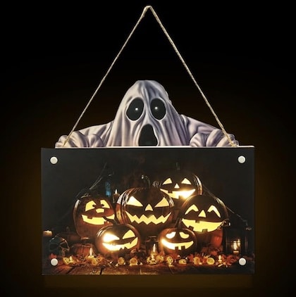 Halloween-Deko für die Haustür