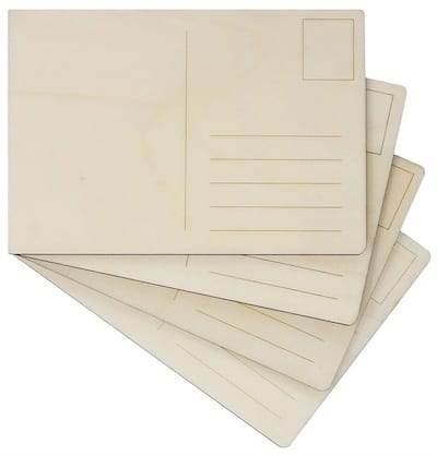 Holzpostkarten blanko