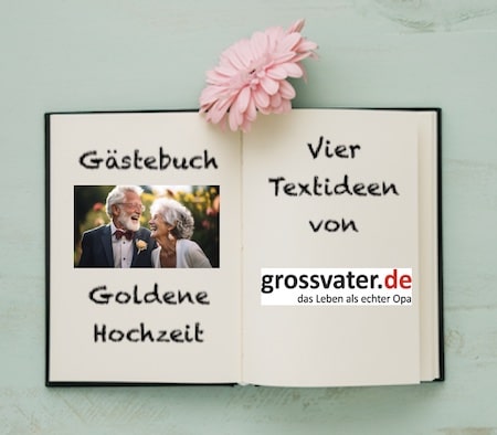 Textideen für das Gästebuch der Goldenen Hochzeit