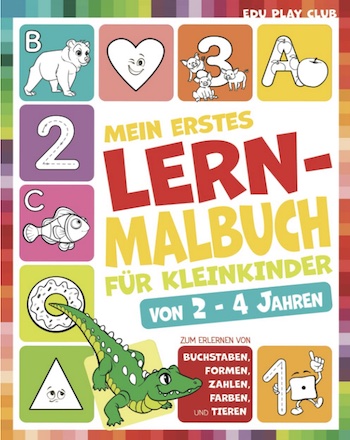 Mein erstes Lern- und Malbuch