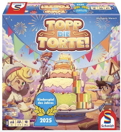Kinderspiel des Jahres 2025 - Topp die Torte