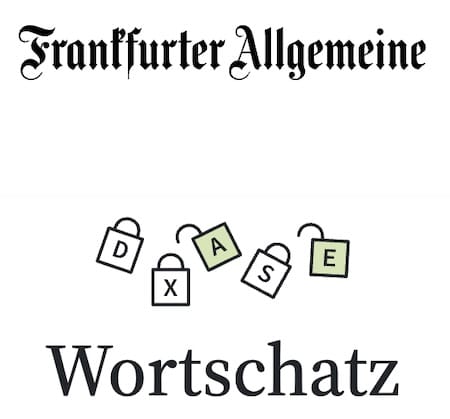 Wortschatz Spiel online von der FAZ