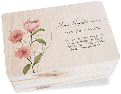 Gedenkbox an die Großeltern