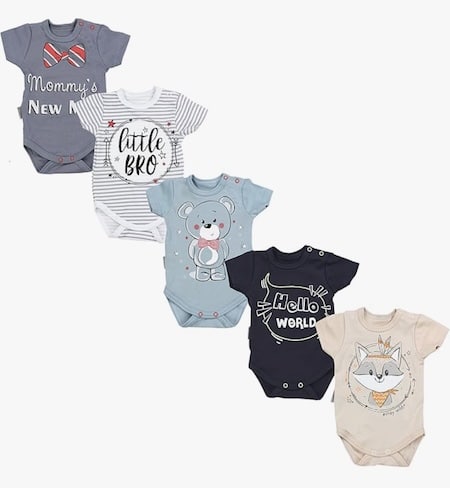 Babybodys für die Wäscheleine zur Geburt