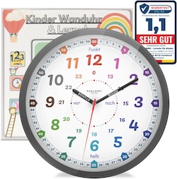 Bada Bing Montessori Wanduhr für Kinder