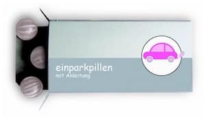 Einparkpillen — Bonbons zum Führerschein