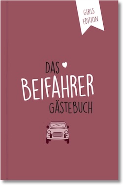 FLYERALARM Beifahrer-Gästebuch zum Ausfüllen