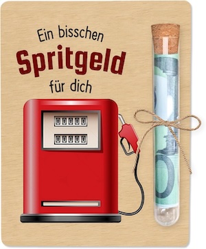 RAOPNHS Tankgutschein-Box mit Reagenzglas