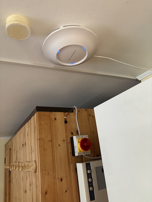 Neuer Grandstream GWN7662 WLAN Access Point bei Jürgen Busch zu Hause