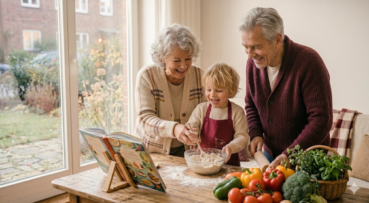 Familienkochbuch – gemeinsam kochen mit Kindern und Großeltern