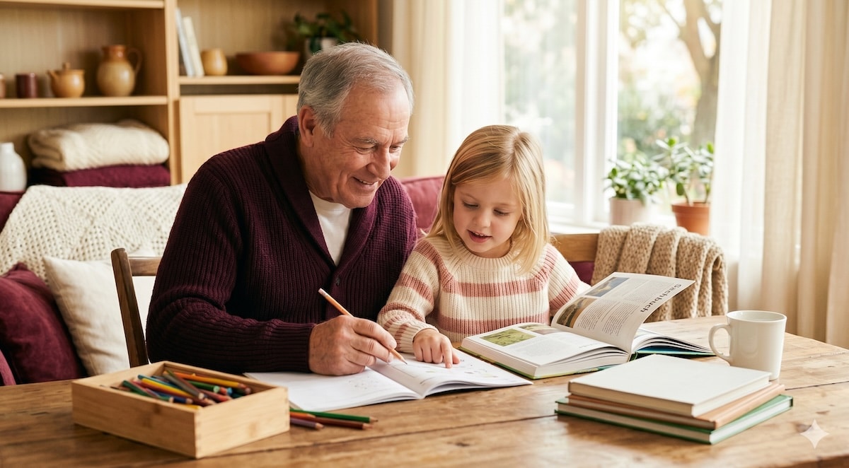 Lernbücher für Kinder – gemeinsam lernen mit Oma und Opa