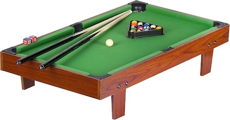 Mini Billardtisch Holzoptik