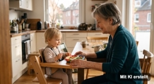 Hochstuhl für Oma und Opa: klappbar, Holz oder Tischsitz