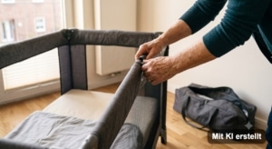 Reisebett für Enkelkinder: der Schlafplatz bei Oma und Opa