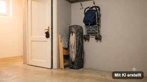 Wohin damit? Stauraum für die Enkel-Ausstattung