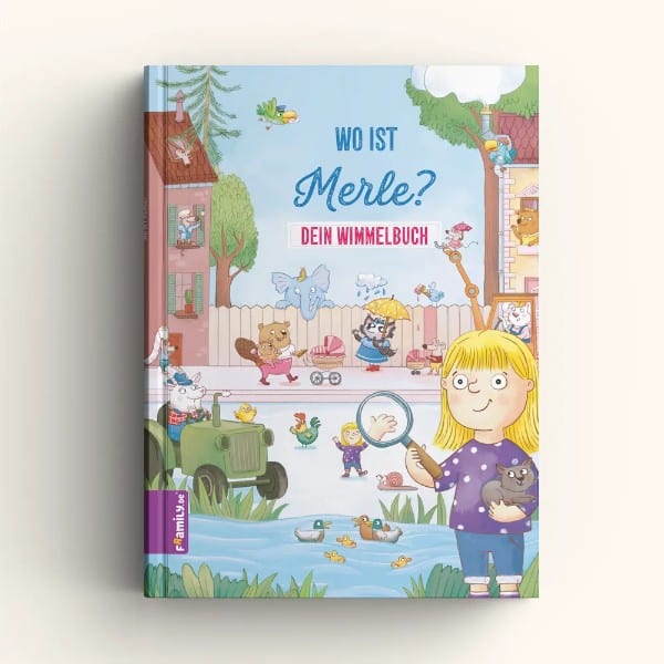 Cover des personalisierten Wimmelbuchs von Framily