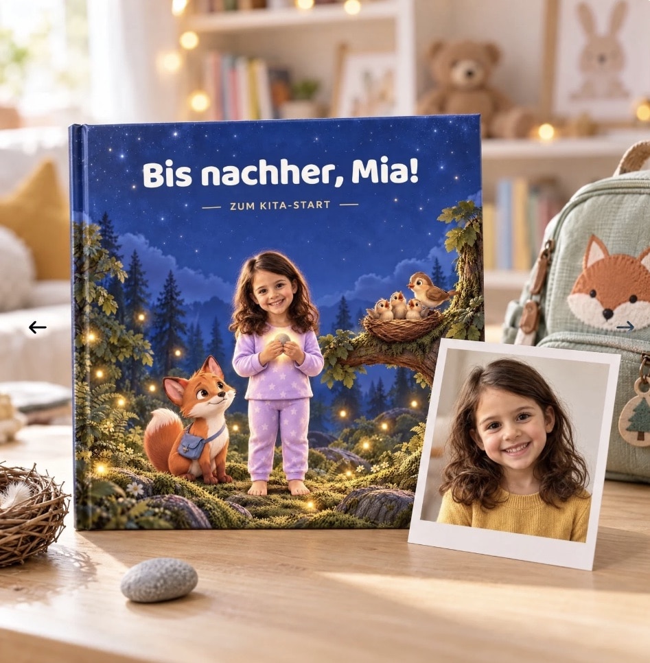 Personalisiertes Kinderbuch „Bis nachher!
